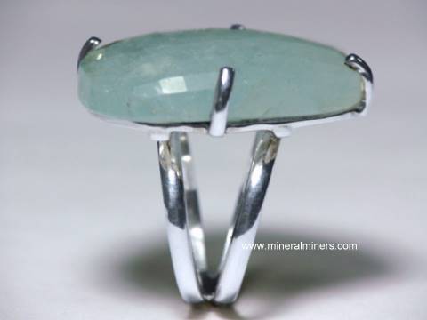 Genuine Aquamarine Ring