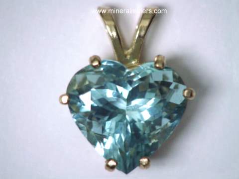 Natural Aquamarine Pendants